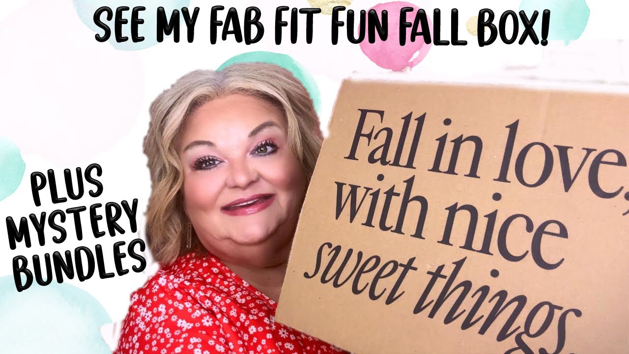 FAB FIT FUN FALL 2024 PLUS MYSTERY BUNDLES! #fabfitfun, #subscriptionbox #fall