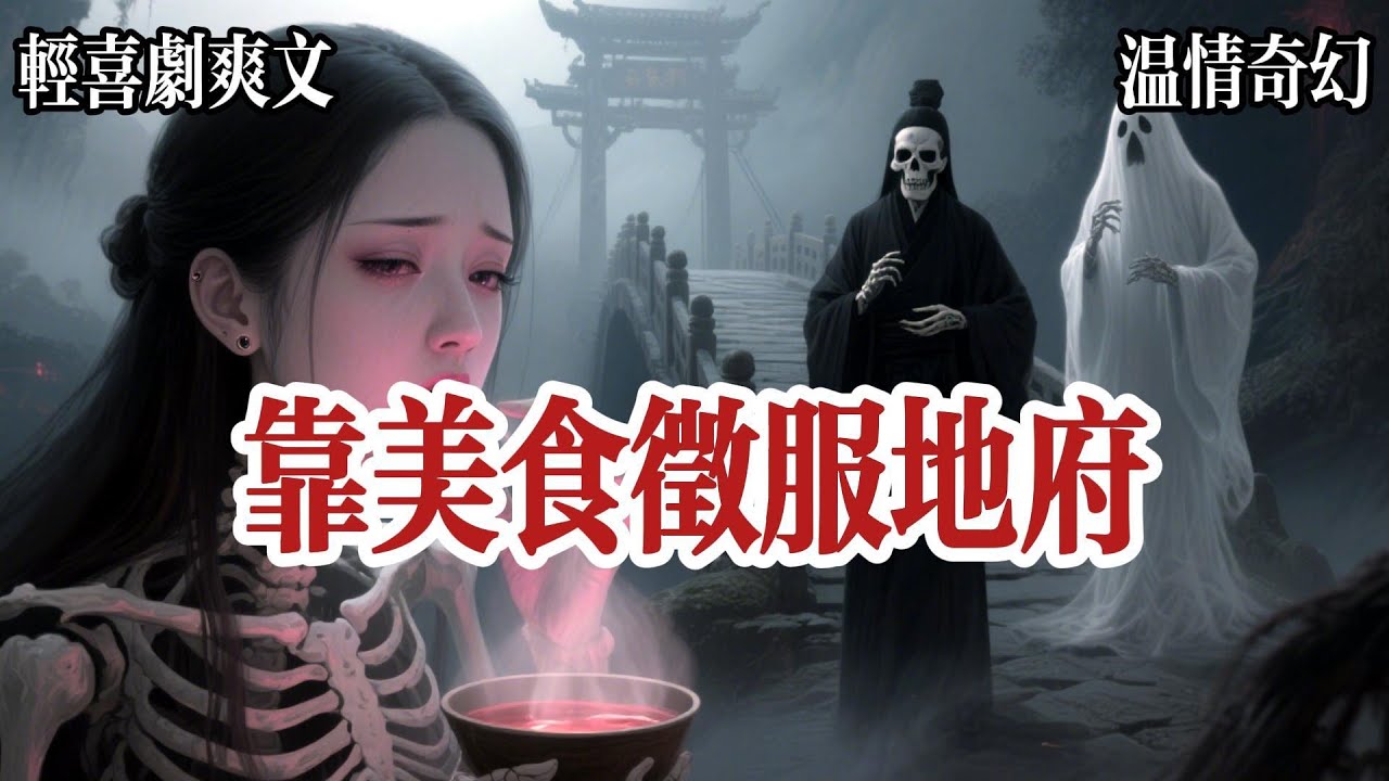 【亡魂救贖】因爲孟婆湯太難喝，我喝吐了。耽誤了投胎，我看着咬牙切齒、被迫加班的黑白無常，抱緊他們的大腿嚎啕大哭：哥，別把我拖去受罰！我能改善地府伙食！黑無常冷哼一聲：只有你們凡人才會如此重口腹之慾。