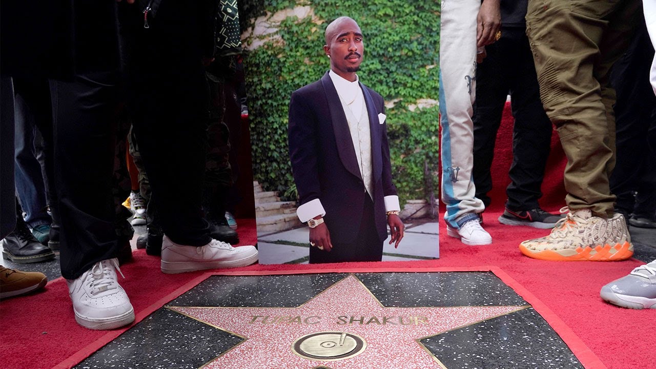 Tupac Shakur receives star on the Hollywood Walk of Fame