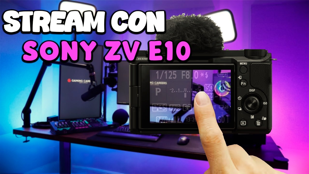 Como Hacer Stream con la Sony ZV-E10 (y otras camaras/celular)