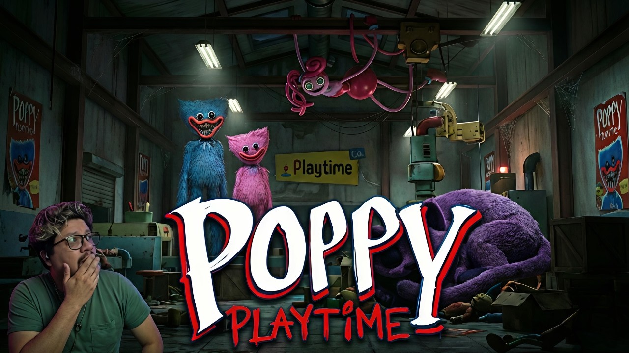 Short- 🎃 Pasamos los #Poppy #Playtime: corrí más que de la sra Dragu😂 #Fails #Terror #Huggy #Wuggy