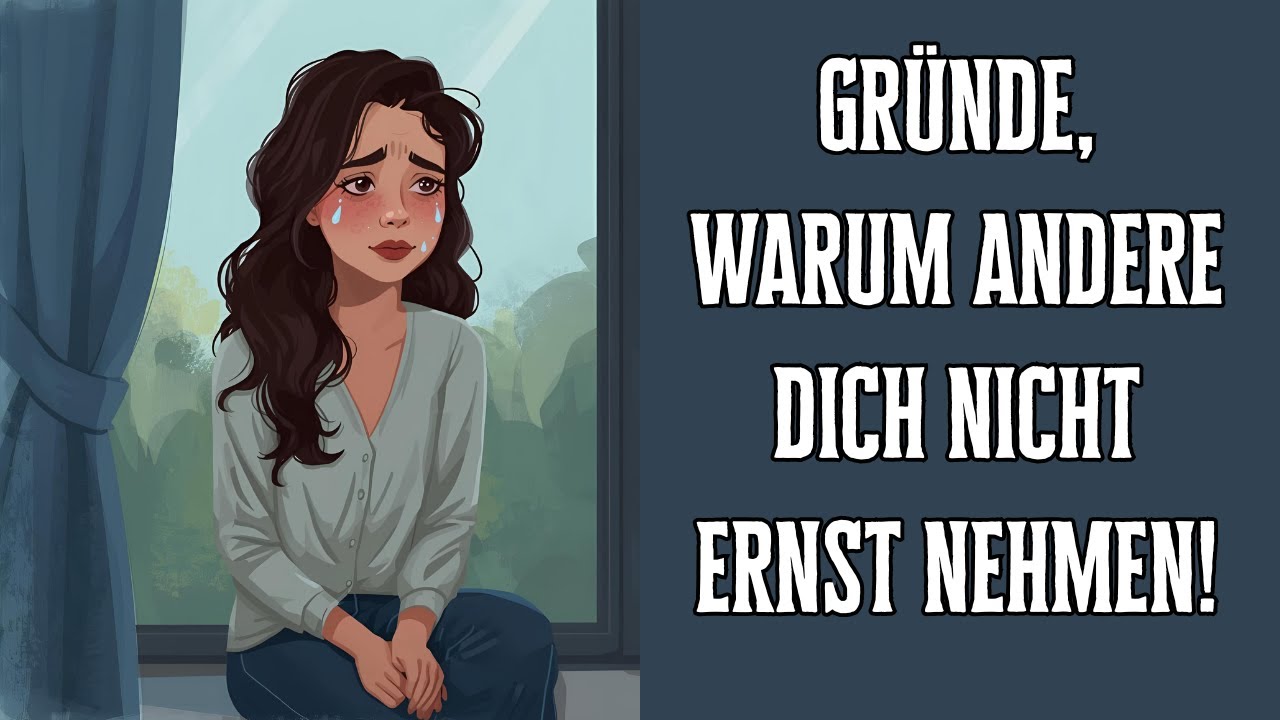 10 traurige Gründe, warum andere dich nicht ernst nehmen!