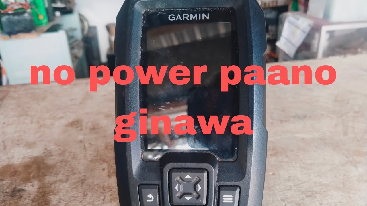 Garmin striker 4 no power