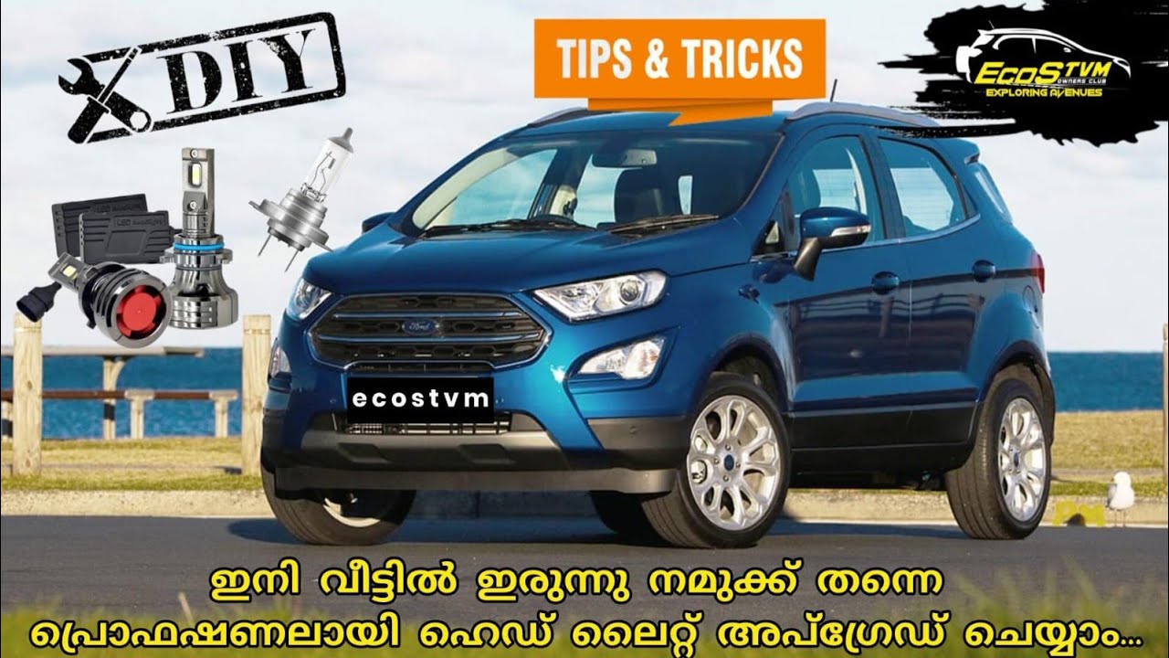 What you need to know before replacing H18 /H7 Halogen to H7 led #DIY# Ford Ecosport #Headlight