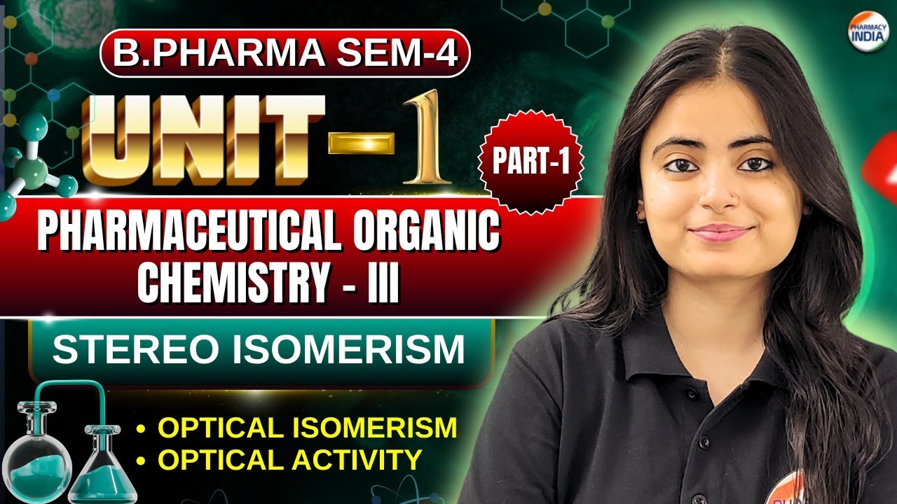 Optical Activity I POC - 3 I Part - 1 I Unit - 1 I B.Pharm I Semester -4 #organicchemistry #bpharma