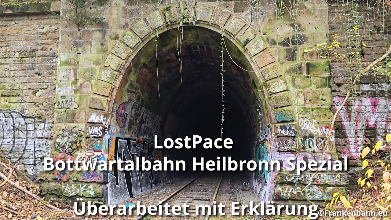 Bottwartalbahn in Heilbronn Spezial NEU mit Text Szene, bis zu den Siebzigern auf Straße #lostplace