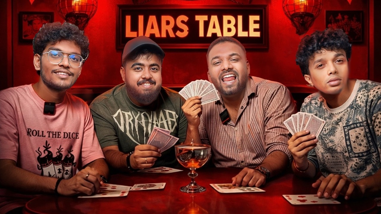 LIARS TABLE CHALLENGE 😯🤣