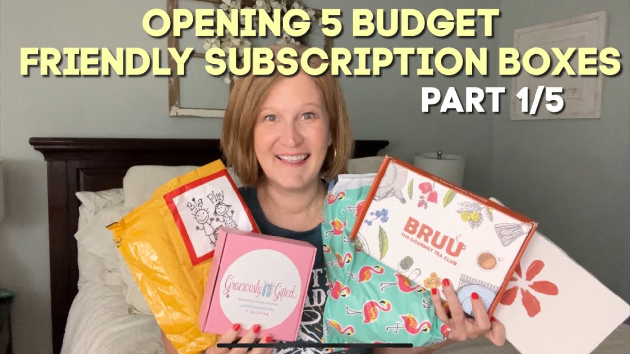 Opening 5 Budget Friendly Subscription Boxes | August 2022 | Boxes That Won't Break the Bank