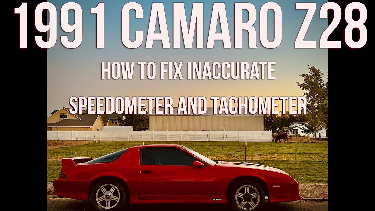 Troubleshooting Tach and Speedo - Third Gen Camaro