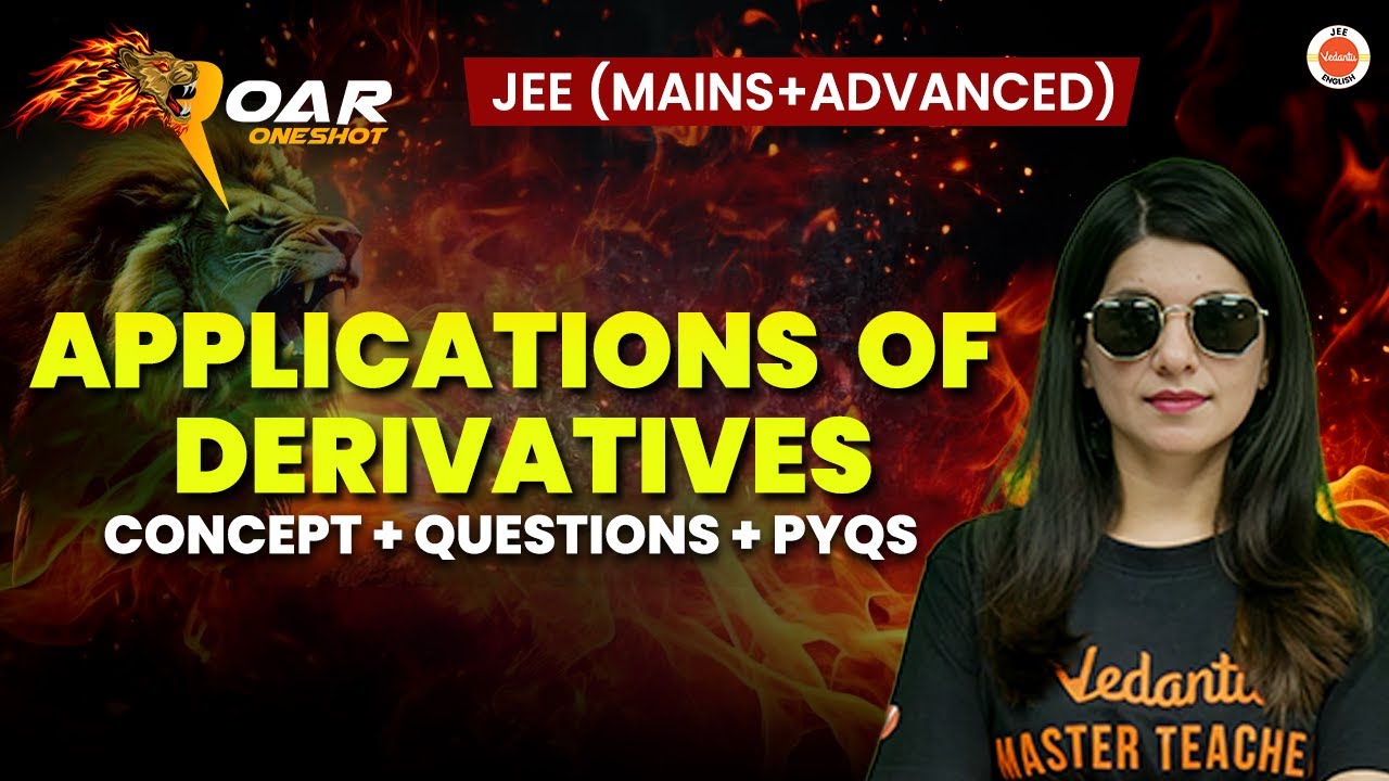 Applications of Derivatives | JEE 2025 | All Concepts And Questions | Namrata Ma'am