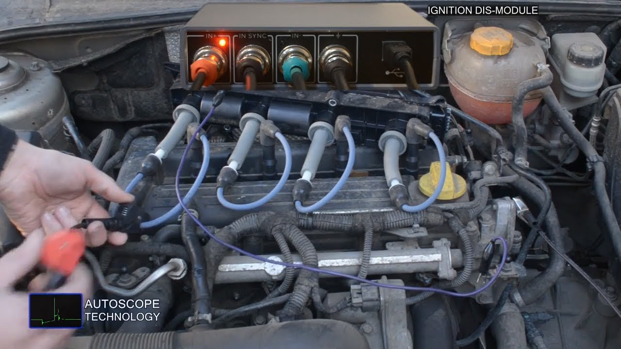 Ignition DIS Module testing using the USB Autoscope motortester