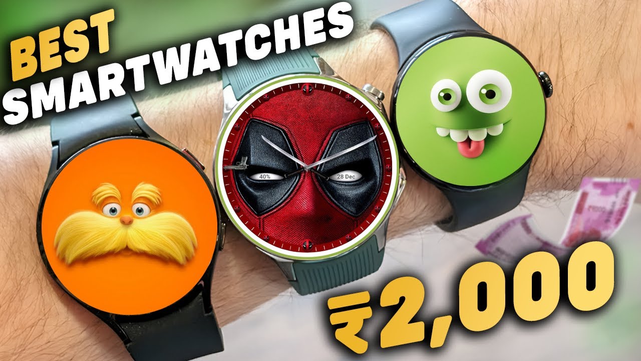 Best AMOLED Watches Under 2000 in 2025🔥 Smartwatch Under 1,500