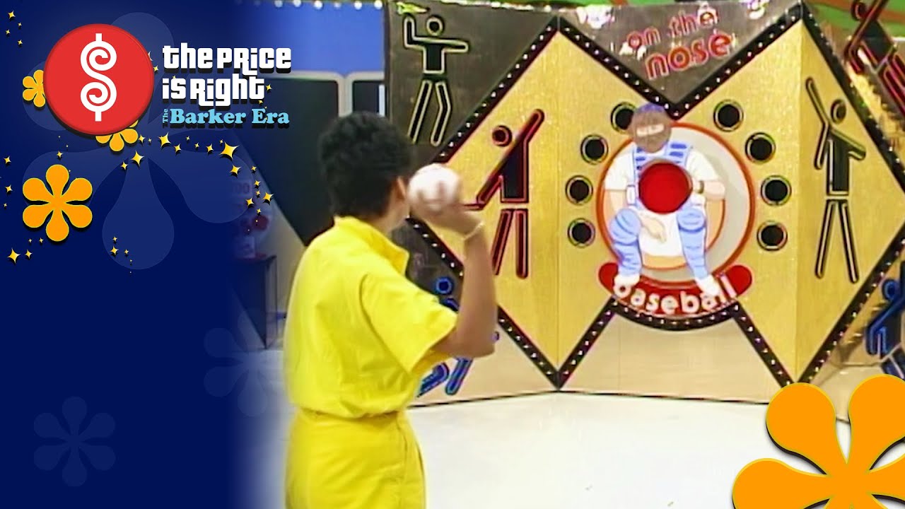 Unathletic Contestant Surprises Everybody When She Plays On The Nose - The Price Is Right 1985