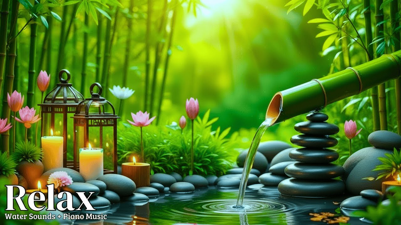 Healing Music for Inner Peace 🌿 Relaxing Piano with Water Sounds for Stress Relief & Deep Sleep