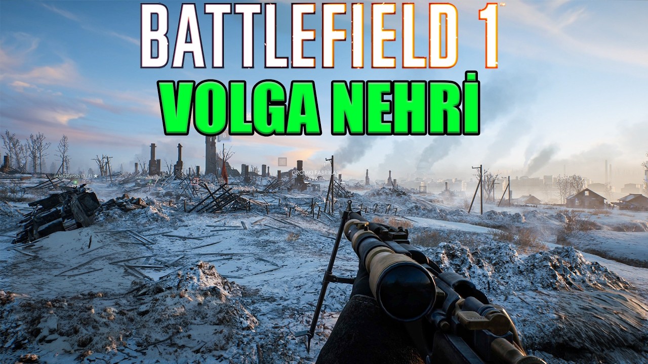Volga Nehri Haritasında Süvari + M1903 Kombosu! | Battlefield 1 Türkçe