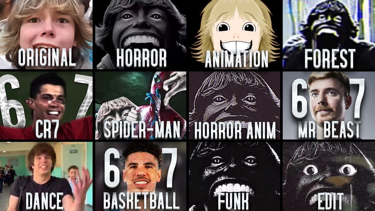 All NEW VERSIONS of 6 7 Meme Kid!