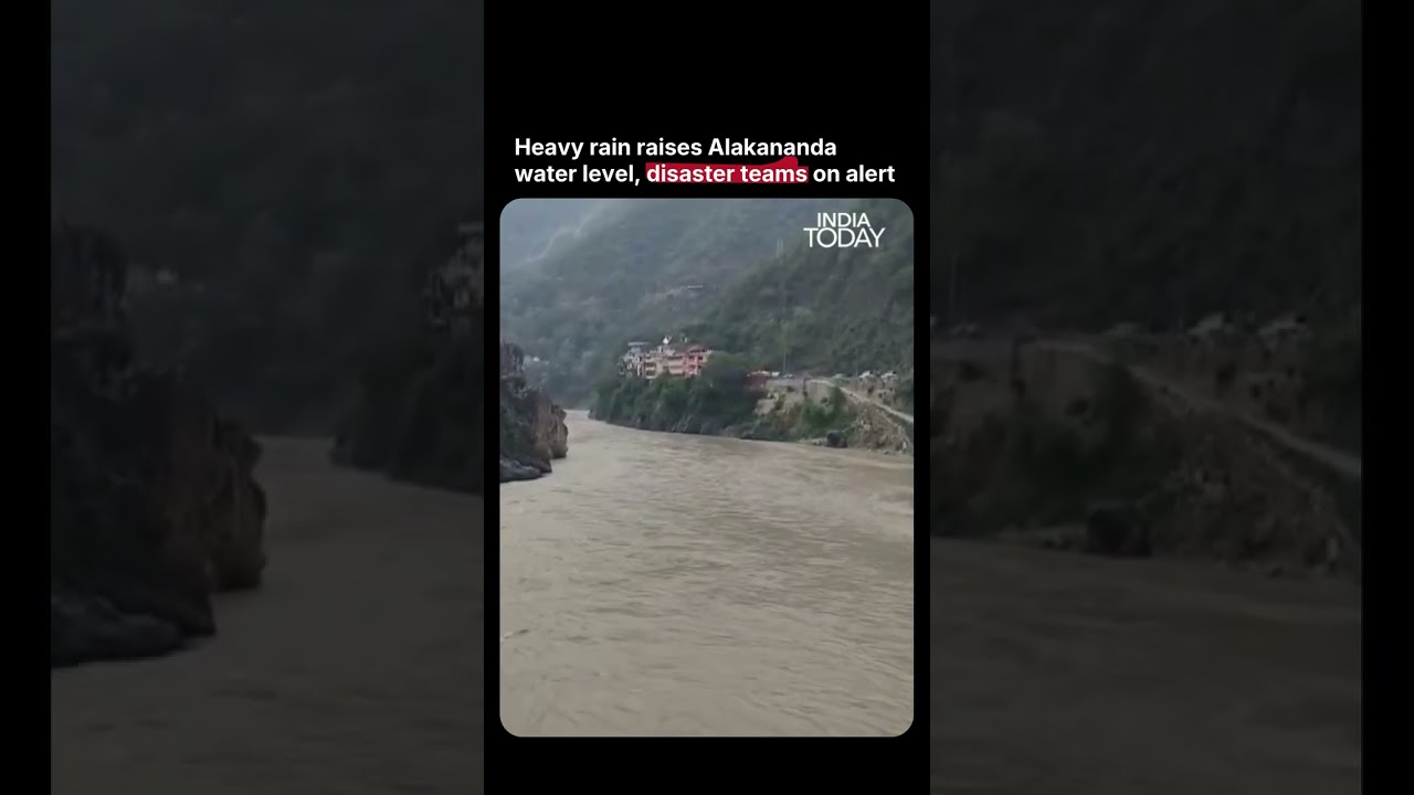 Uttarakhand Rains: Alaknanda River Swells, Authorities On High Alert #monsoon