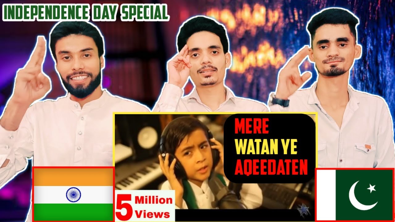 Indian Reaction On Mere Watan Ye Aqeedaten | Hammad Ali | Independence Day Special |OP Bros Reaction