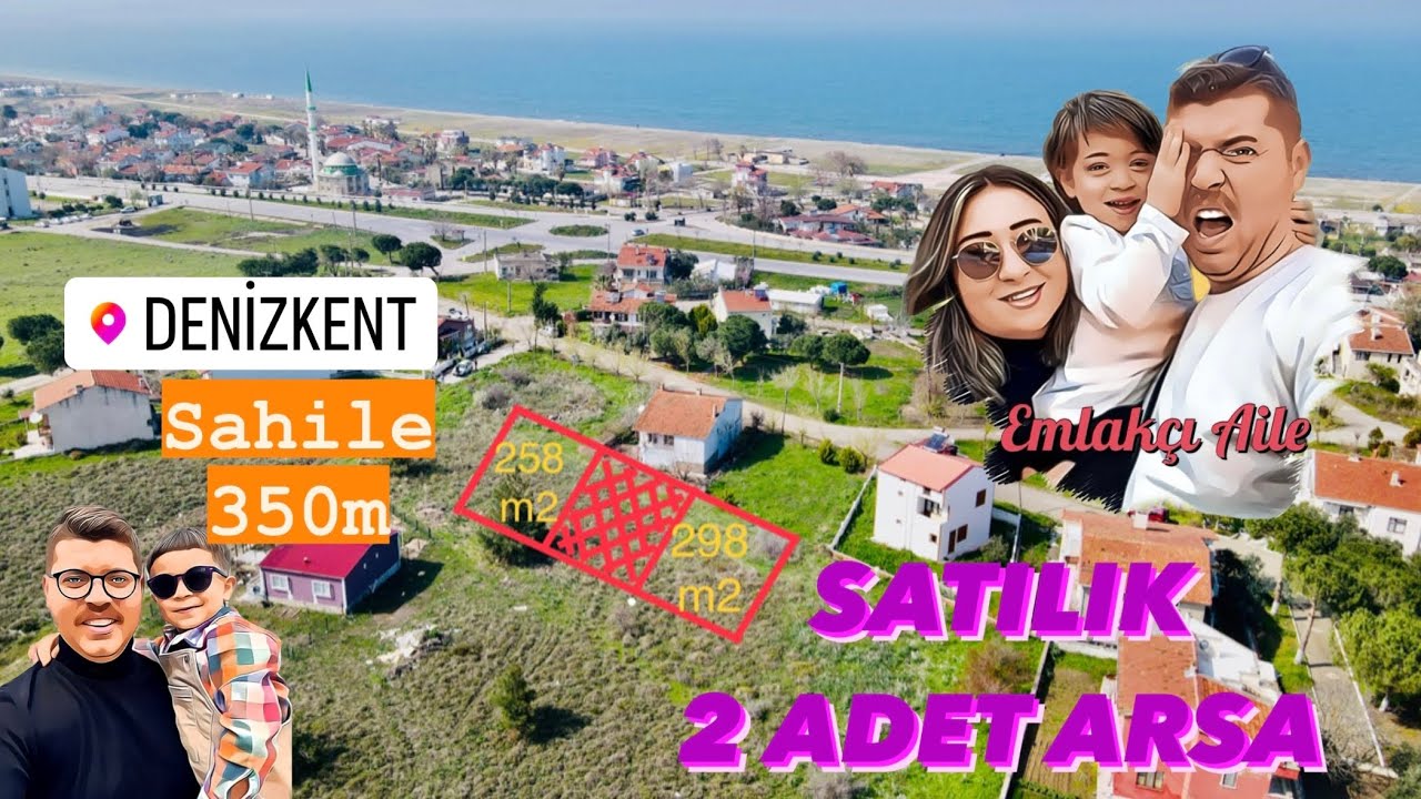 Satıştan Düşüldü! DENİZKENT MERKEZDE 2 KAT İMARLI SATILIK ARSALAR! 680.000₺