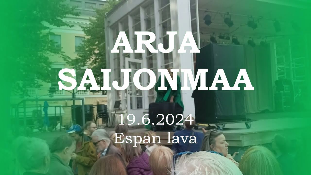 Arja Saijonmaa - Kotkan ruusu - Espan lava, Helsinki, 19.6.2024