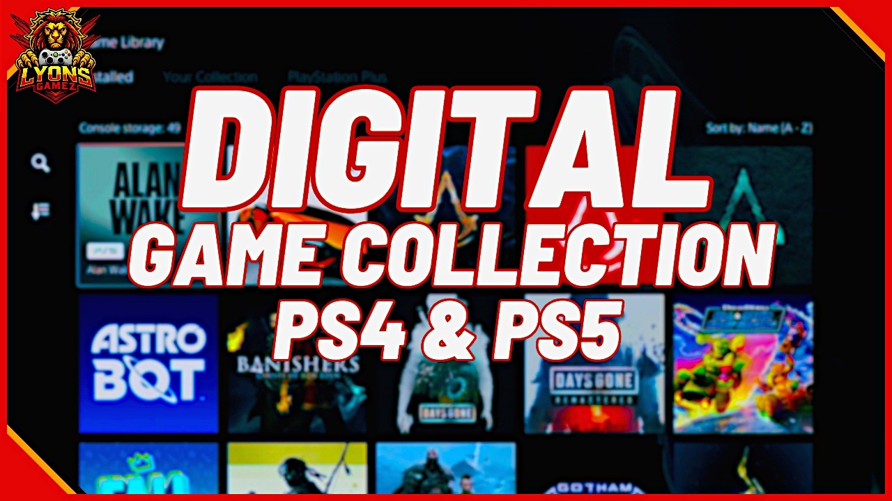 My Full Digital PS5 & PS4 Games Collection | PlayStation Library Tour
