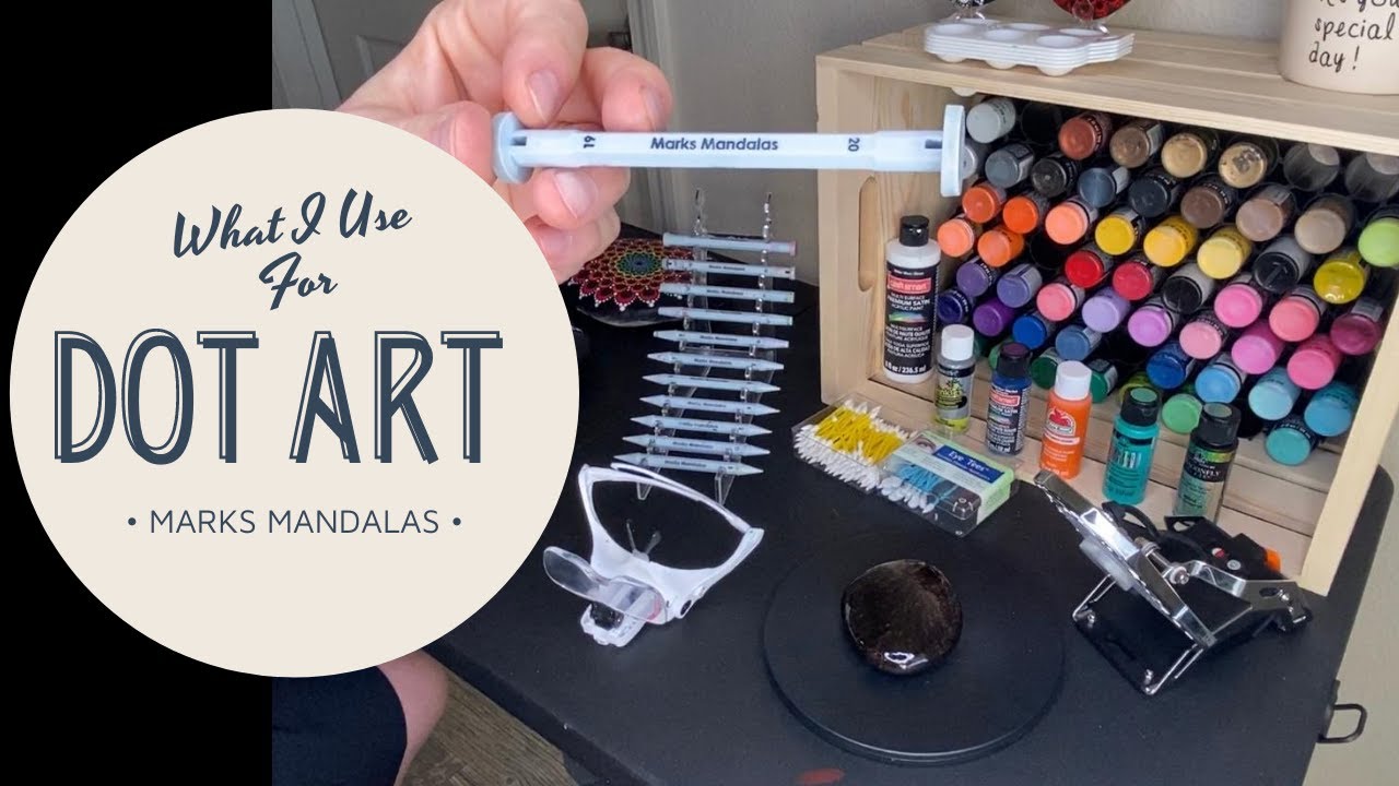 Dot Mandala & Dot Art Supplies: What I Use Tutorial by Marks Mandalas