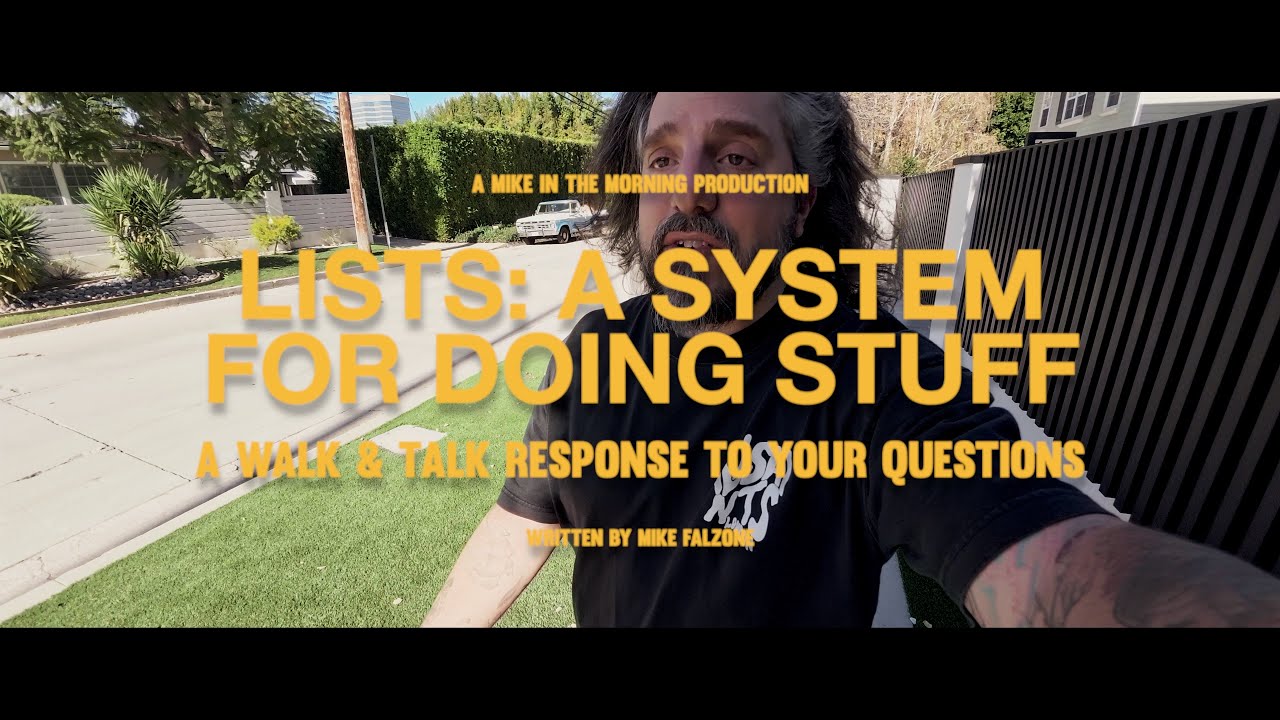 make a to-do list || Walk & Talk