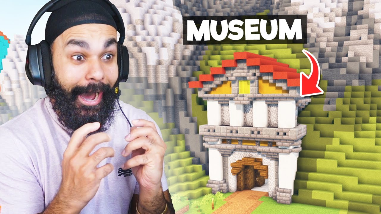 MY UNDERGROUND MUSEUM IN HYPIXEL SKYBLOCK | MINECRAFT