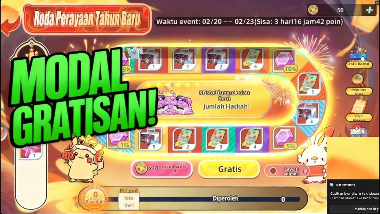 Event Perayaan Tahun Baru: Khusus Kaum F2P (Modal Gratisan) 💸🔥ELF Explorer / Sprint Elf