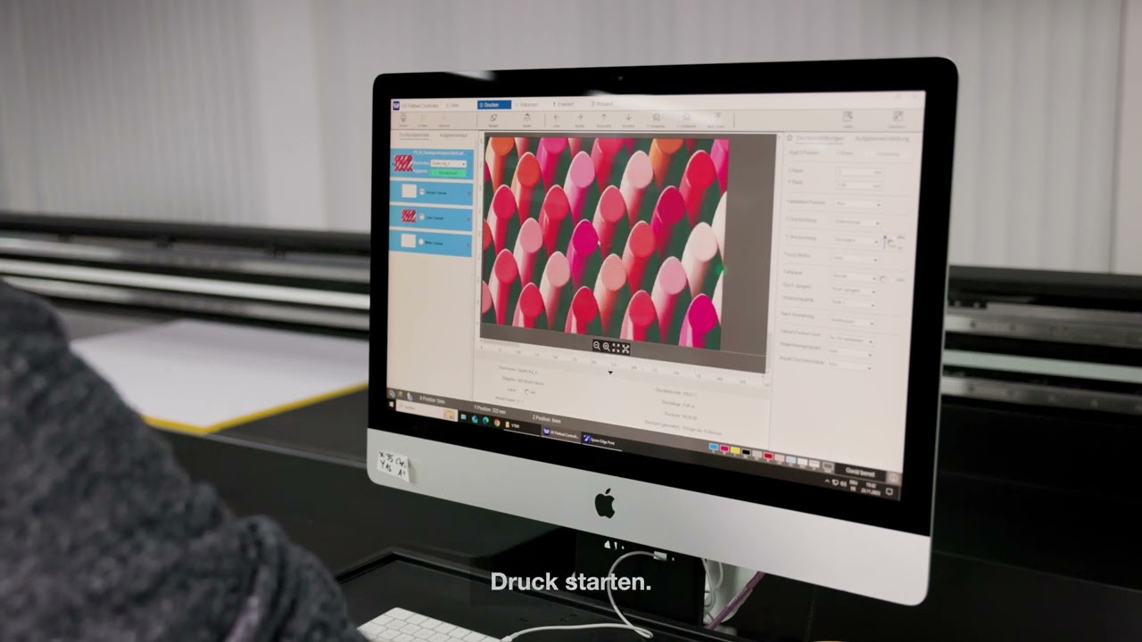 SureColor V7000 | UV-Druck | Effektdruck auf Metallplatte