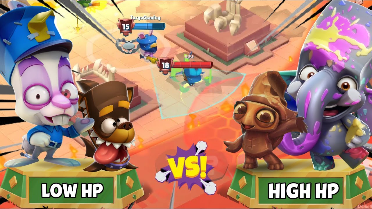 High HP vs Low HP | Zooba