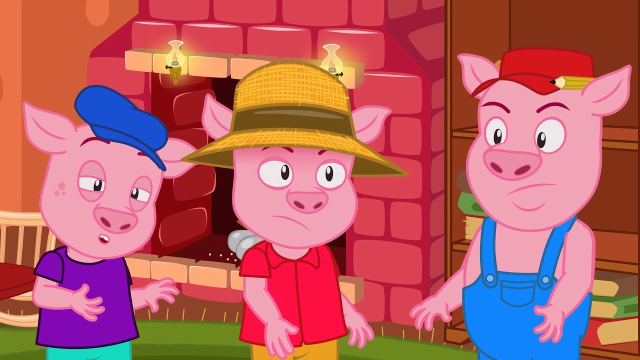 Drei kleine Schweine - Deutsche Märchen - German Fairy Tales - gute nacht geschichte