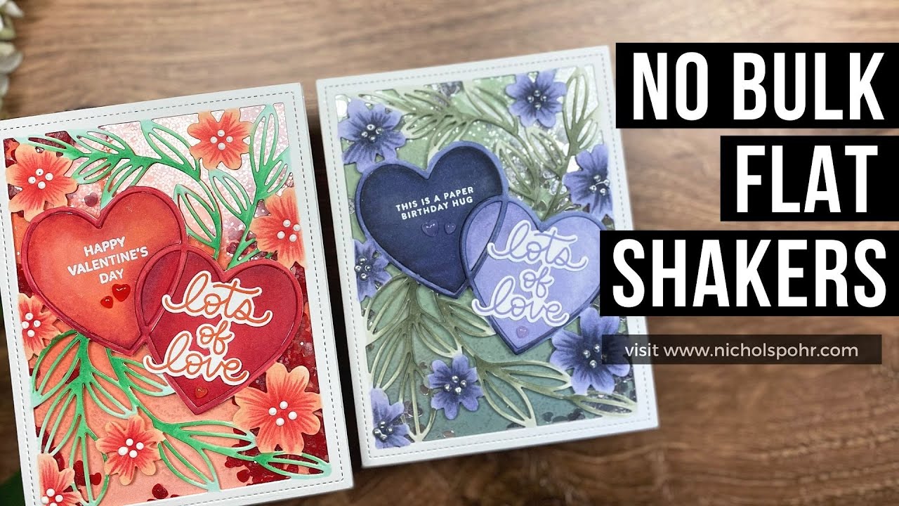 No Bulk Flat Shaker Cards