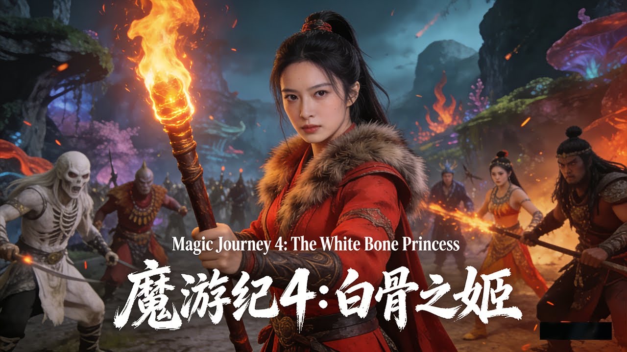 《魔游纪4：白骨之姬/Biography of The Mutants》为抓白骨姬大打出手，三火部族归顺莲刹