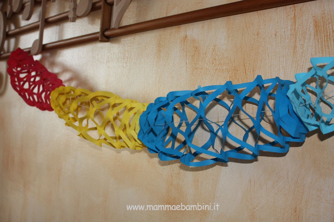Realizzare un festone a fisarmonica | Mammaebambini.it