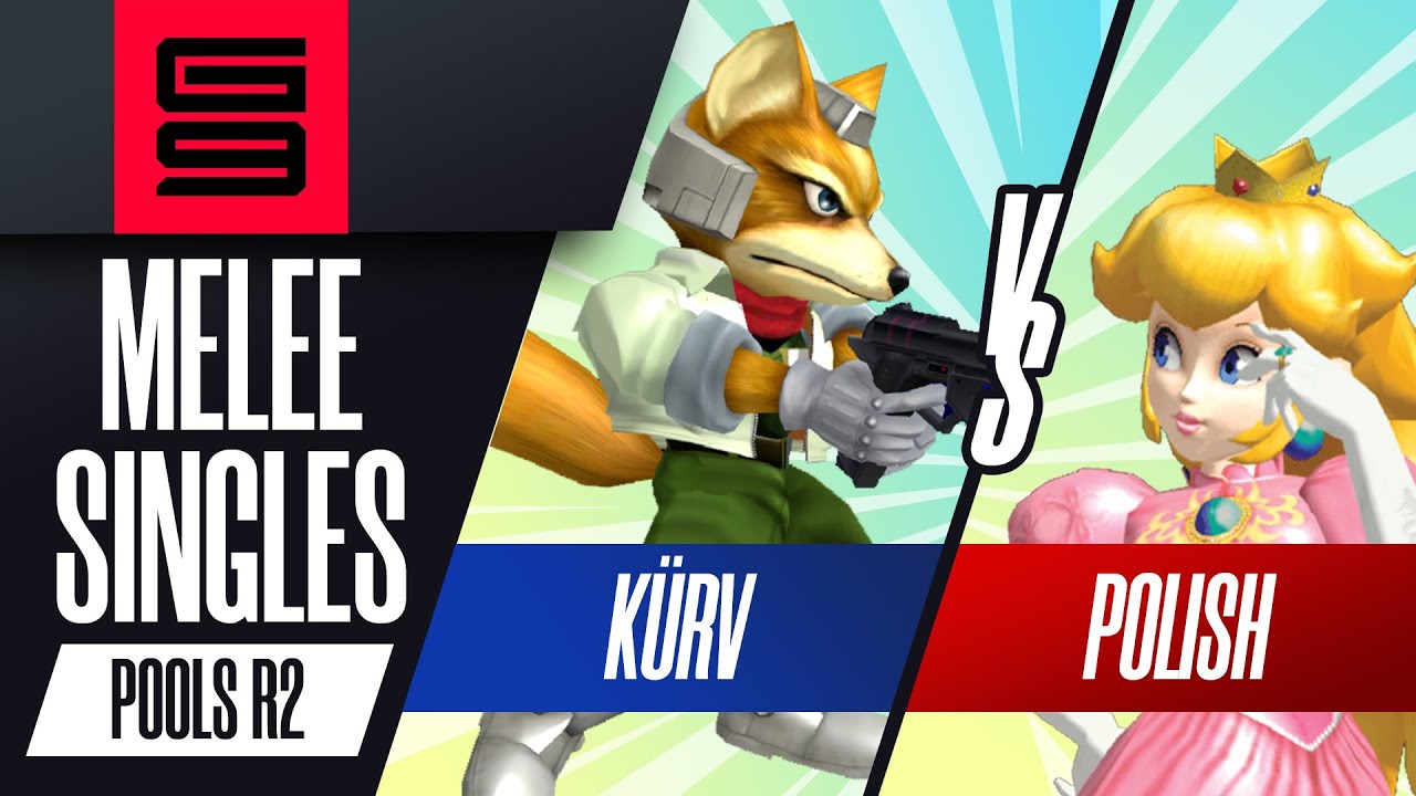 Kürv (Fox) vs Polish (Peach) - Melee Singles Pools Winners Semi-Final  - Genesis 9