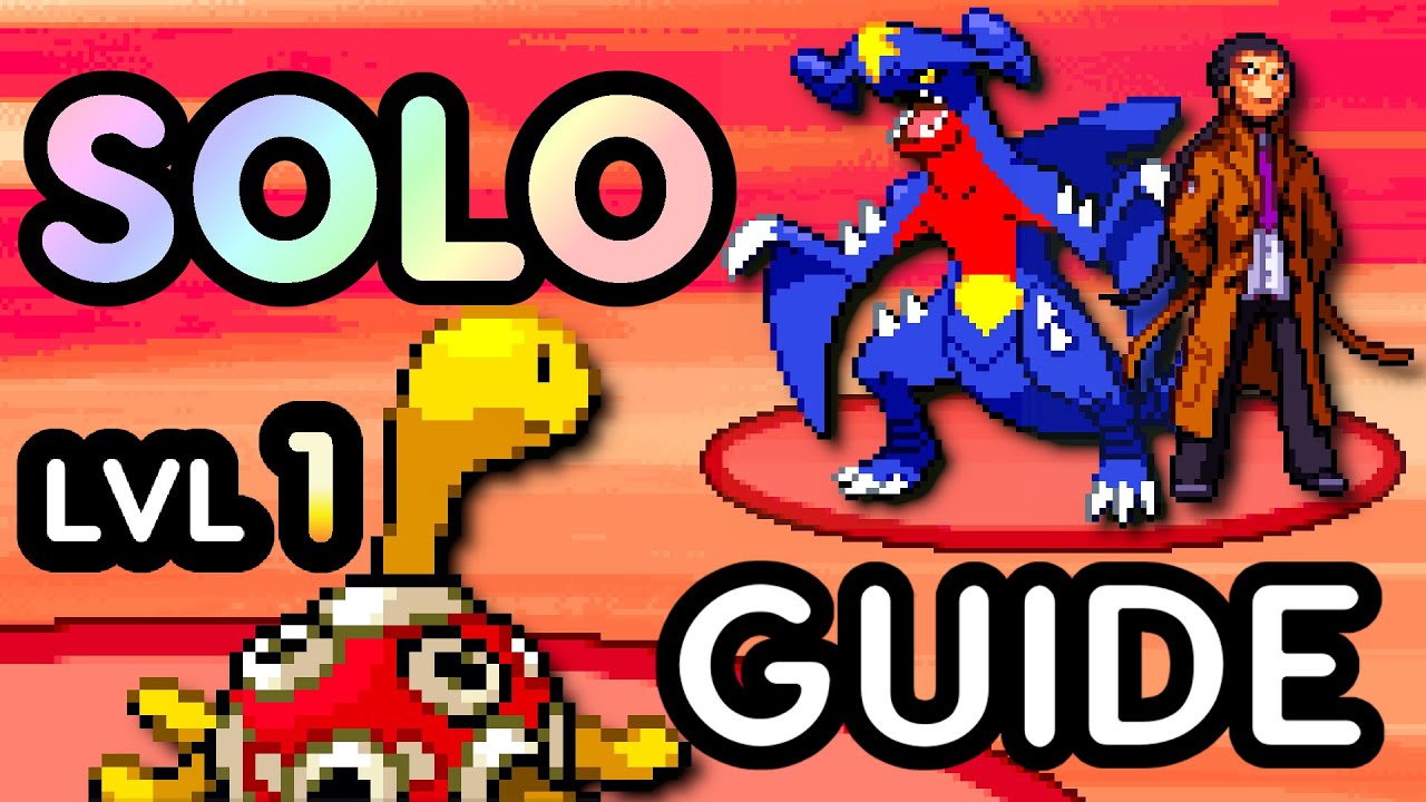 How To Beat SOLARIS & GARCHOMP With Only One Pokemon | Reborn E19 / Episode 19 Guide