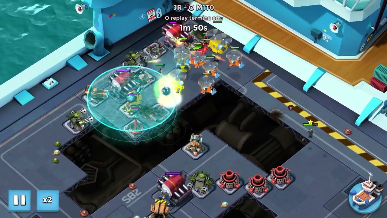 Boom Beach Warships - The Big Fifty - Rank 25 Hc Rc 🚁🚁🚁🚁