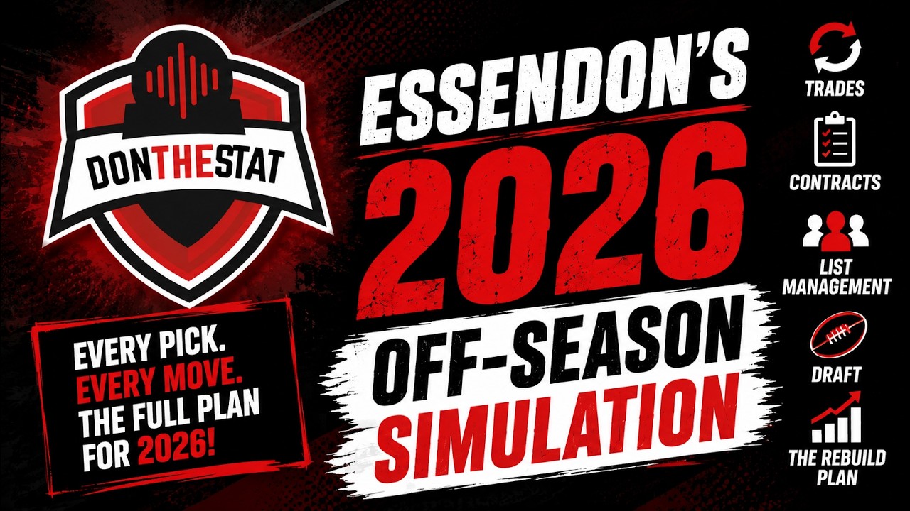 Simulating Essendon's HUGE 2026 Off-Season | Trades, Delistings & Draft Plan