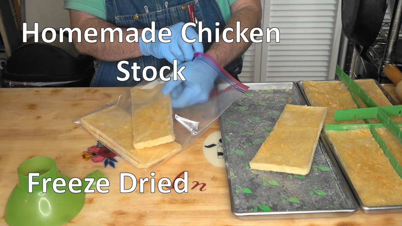 Homemade Chicken Stock Freeze Dried Ep334