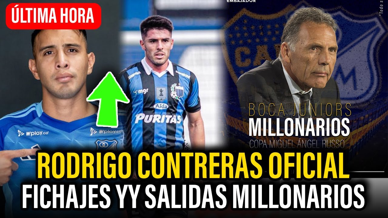 Nuevo REFUERZO EN LA MIRA DE MILLONARIOS | Rodrigo Contreras OFICIAL | Previo Vs Boca Juniors