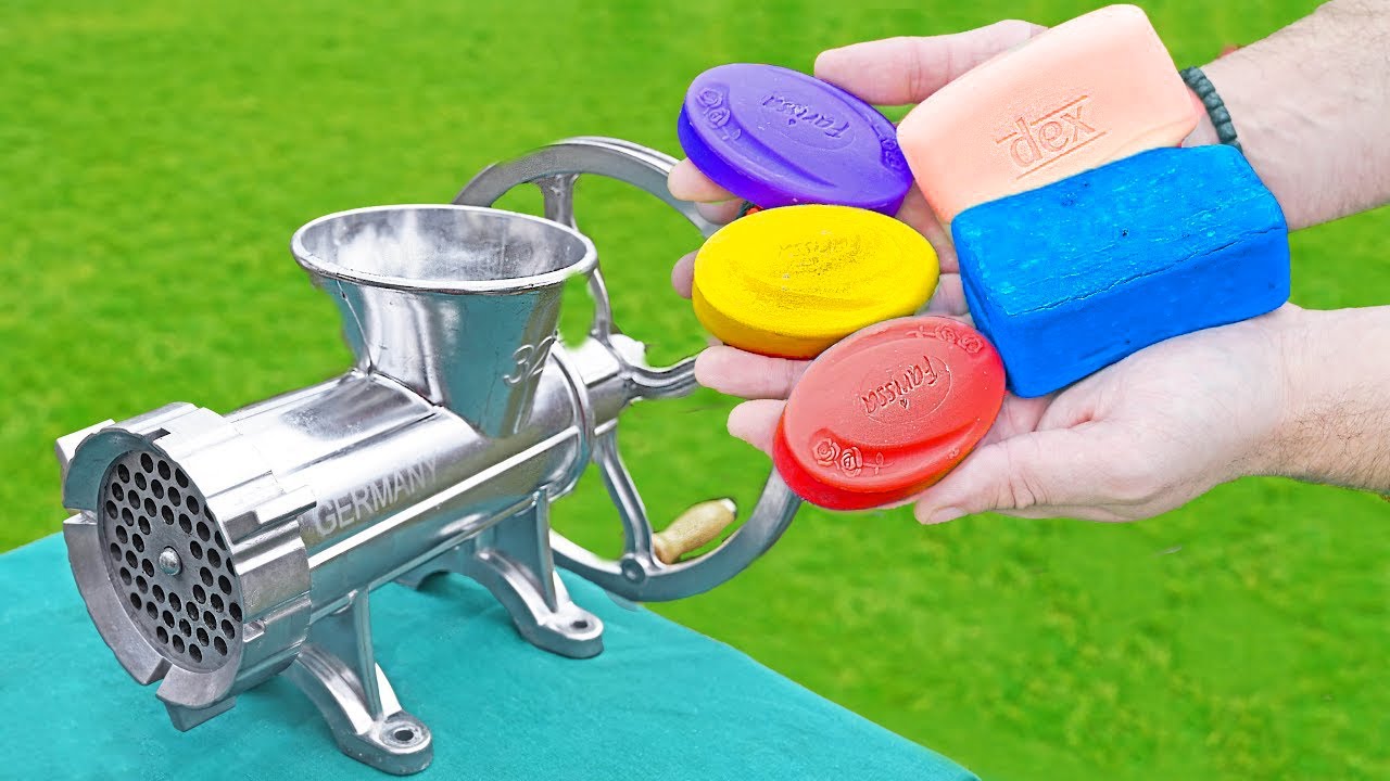 EXPERIMENT SOAP VS MEAT GRINDER *COOL EFFECT*