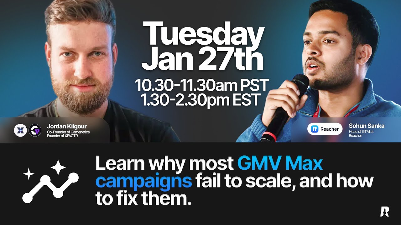 How to Scale GMV Max Campaigns with Jordan Kilgour Founder of XFactr