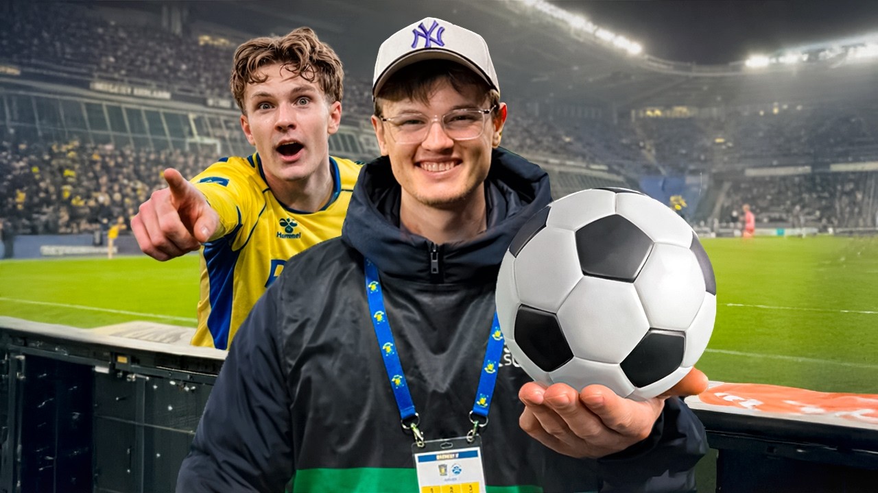 Jeg tager til Brøndby Kamp HELT TÆT på spillerne!