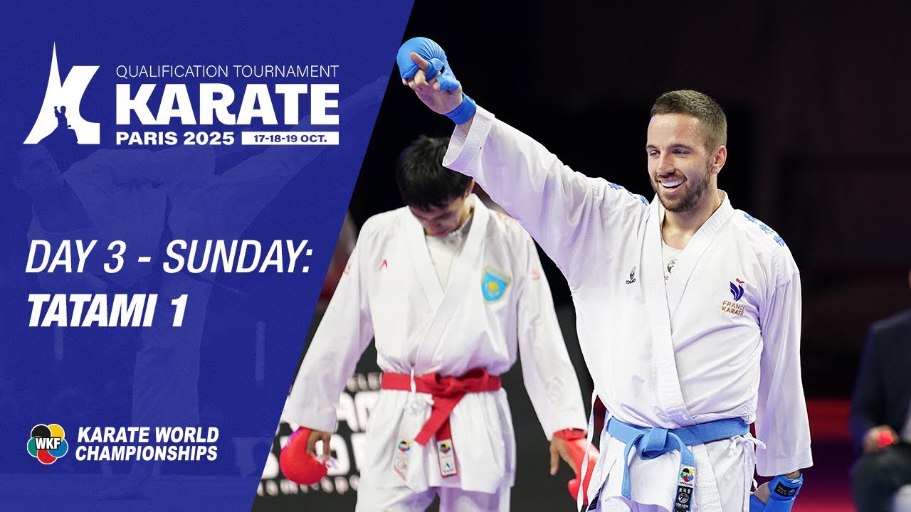 Paris Qualification Tournament - SUNDAY - Eliminations - Tatami 1| WORLD KARATE FEDERATION