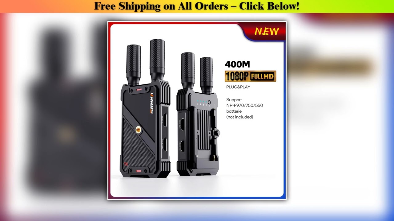 HDMI Wireless Extender Kit Video Transmitter Receiver for Live Church Home Gaming Cameras