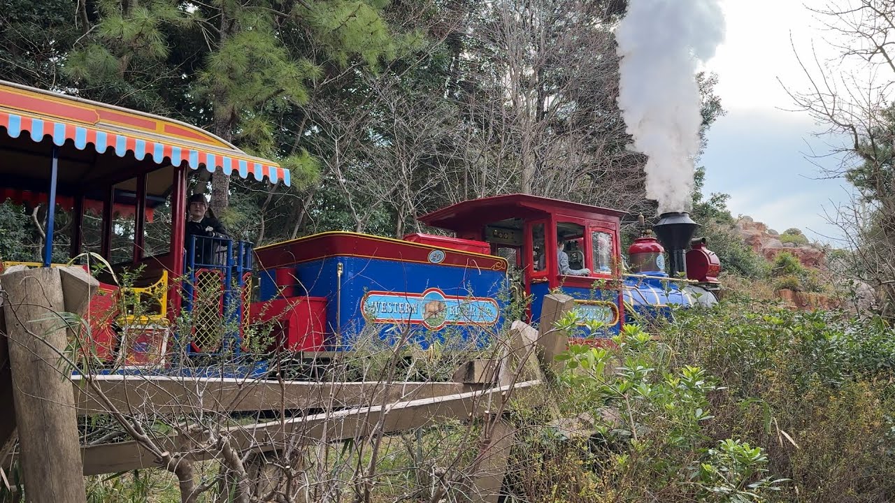 【車庫入庫】ウエスタンリバー鉄道ミシシッピ号入庫作業