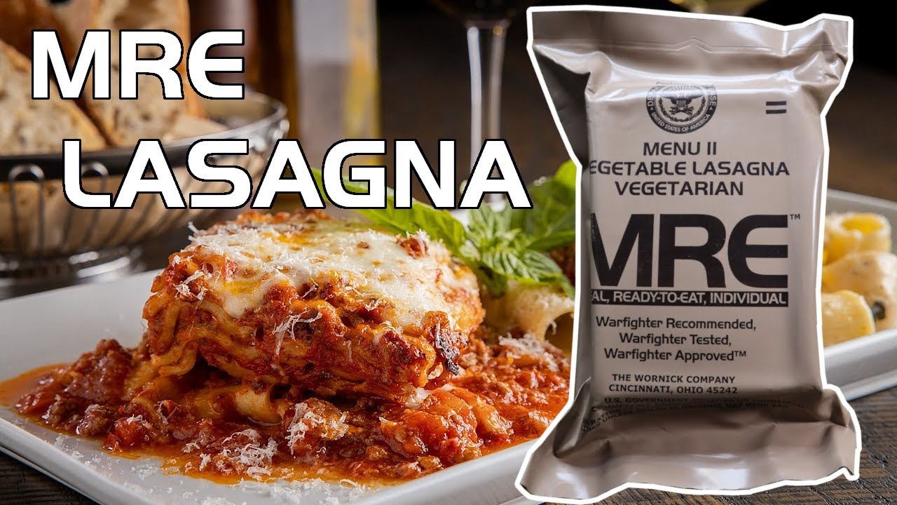 US MRE (meal ready to eat) Menu 11 Vegetable Lasagna a ration from 2008