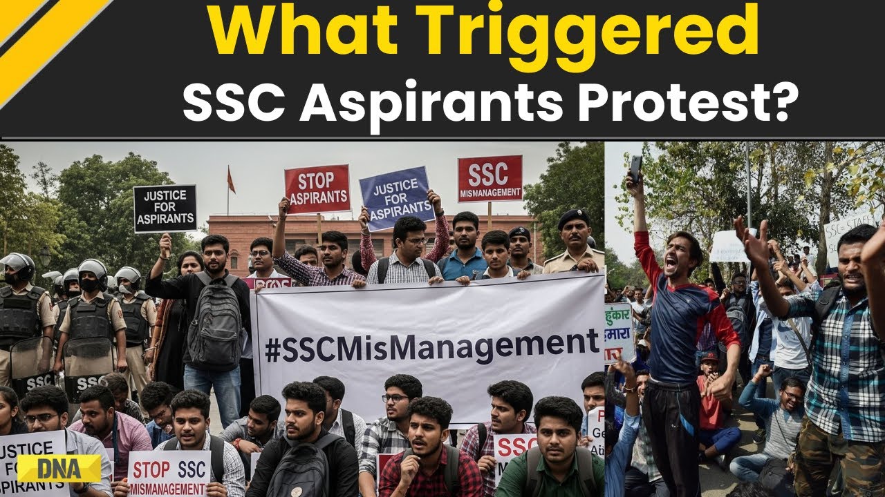 Delhi SSC Protest: How Technical Glitches, Exam Cancellations Triggered SSC Aspirants Protest