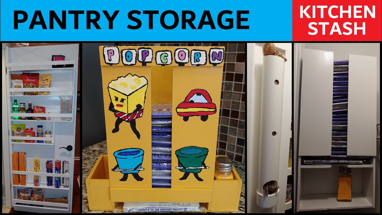 Three Pantry Storage Projects - Cool Ways To Store Stuff